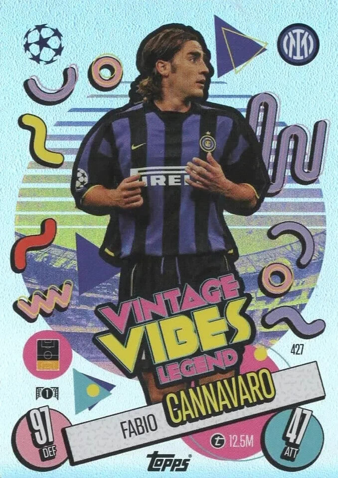 Topps Match Attax 2024/2025 24/25  Fabio Cannavaro Vintage Vibes Legend Inter