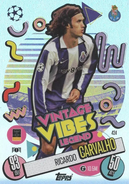 Topps Match Attax 2024/2025 24/25 Ricardo Carvalho Vintage Vibes Legend Chelsea