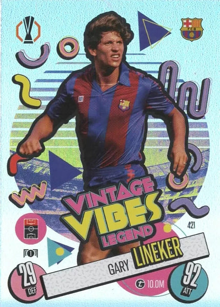 Topps Match Attax 2024/2025 24/25 Gary Lineker Vintage Vibes Legend Barcelona