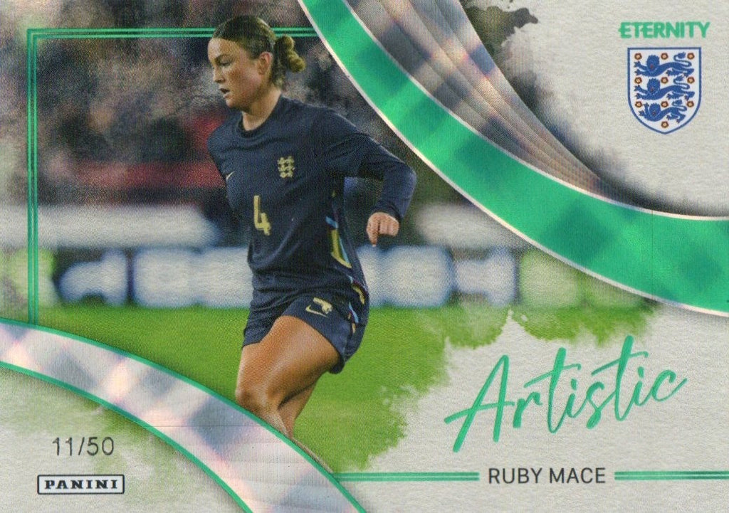 Panini Eternity Lionesses 2025 Ruby Mace England Artistic Green Numbered /50