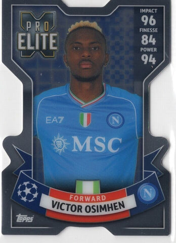 Match Attax Extra 23/24 Victor Osimhen Pro Elite Trading Card