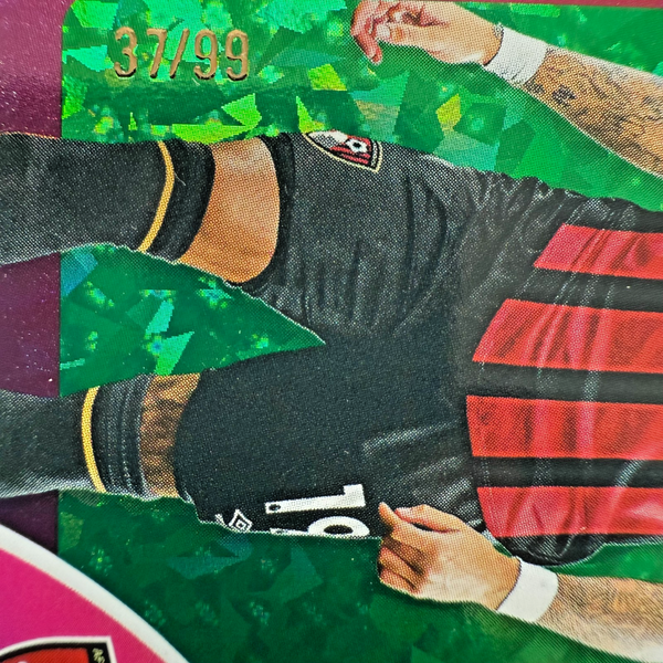 Topps Premier League 25/26 Justin Kluivert Green Parallel Bournemouth Card /99