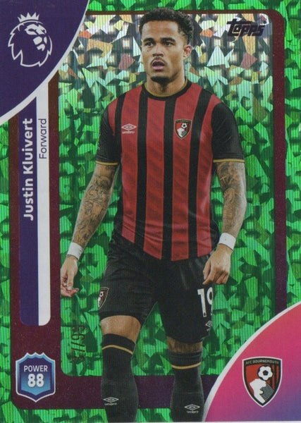 Topps Premier League 25/26 Justin Kluivert Green Parallel Bournemouth Card /99
