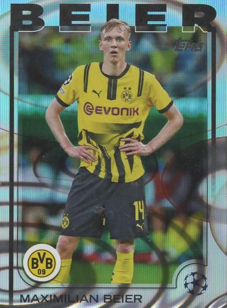 Topps UCC Flagship 2024/25 Maximilian Beier Flowfractor Parallel Card #159