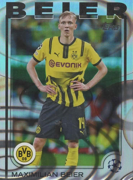 Topps UCC Flagship 2024/25 Maximilian Beier Flowfractor Parallel Card #159