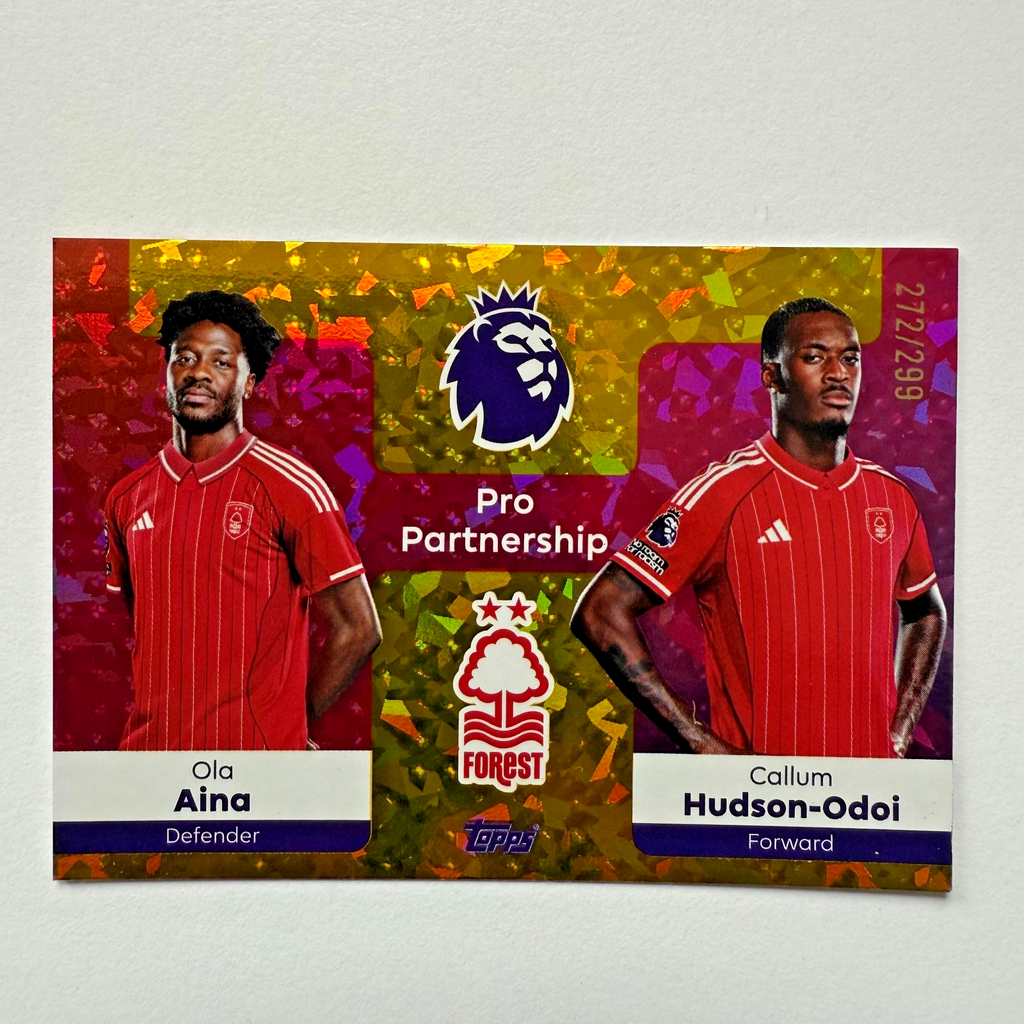 Topps Premier League 25/26 Aina Hudson-Odoi Pro Partnership Yellow /299