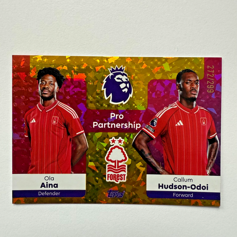Topps Premier League 25/26 Aina Hudson-Odoi Pro Partnership Yellow /299