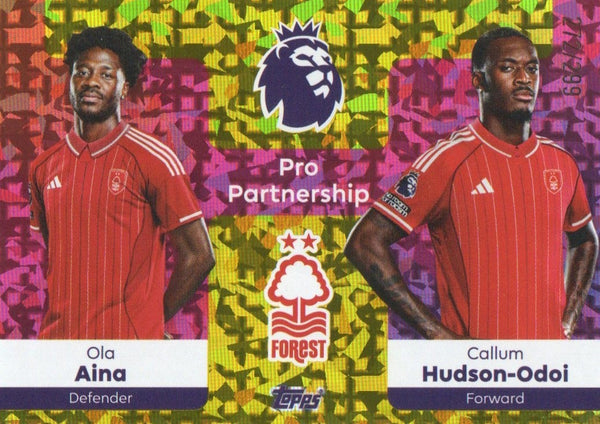 Topps Premier League 25/26 Aina Hudson-Odoi Pro Partnership Yellow /299