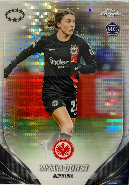 Topps Womens Chrome 2023-2024 Barbara Dunst Eintracht Frankfurt Pulsar Card #62
