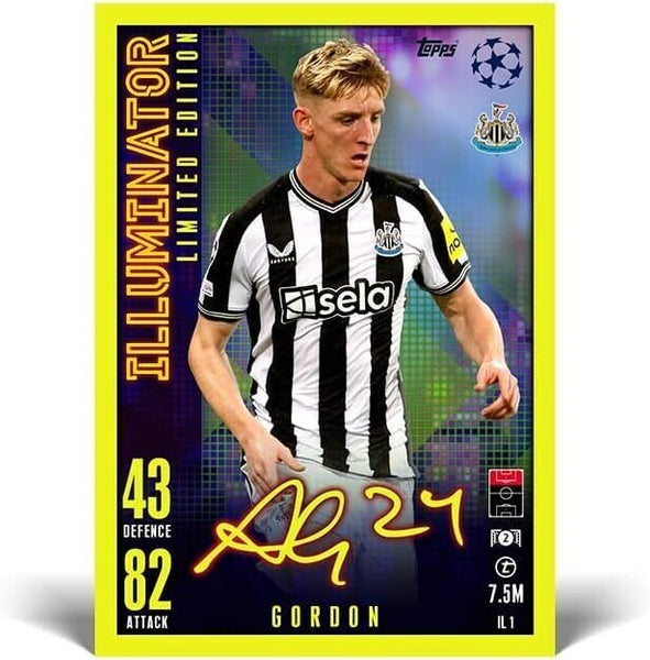 Match Attax Extra 23/24 Anthony Gordon Illuminator Limited Edition Trading Card