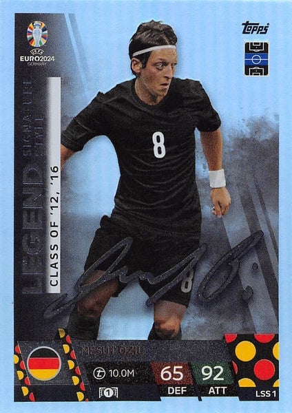 Match Attax UEFA Euro 2024 Mesut Ozil Signature Style Legend Trading Card