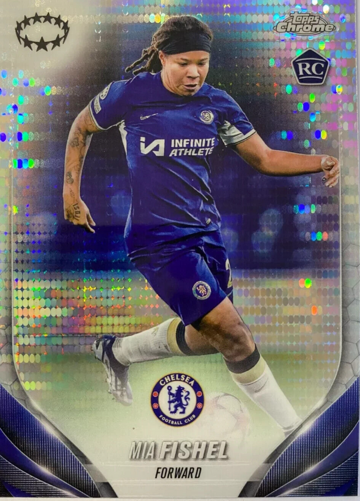 Topps Womens Chrome 2023-2024 Mia Fishel Chelsea Pulsar Card #39