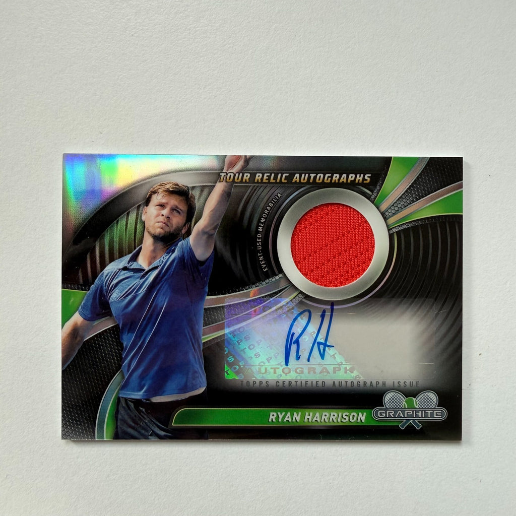 Topps 2024 Graphite Tennis Ryan Harrison Relic Autograph Auto Memorabilia Card