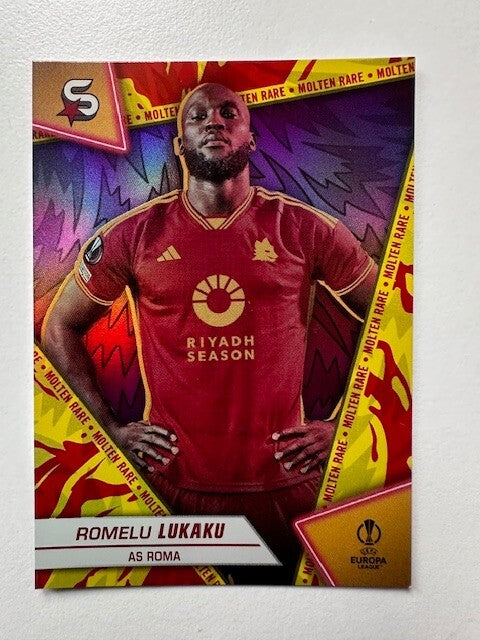 Topps Superstars 2024 23/24 Romelu Lukaku Molten Rare Roma Card #181