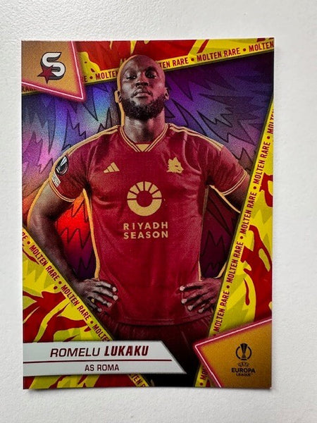 Topps Superstars 2024 23/24 Romelu Lukaku Molten Rare Roma Card #181