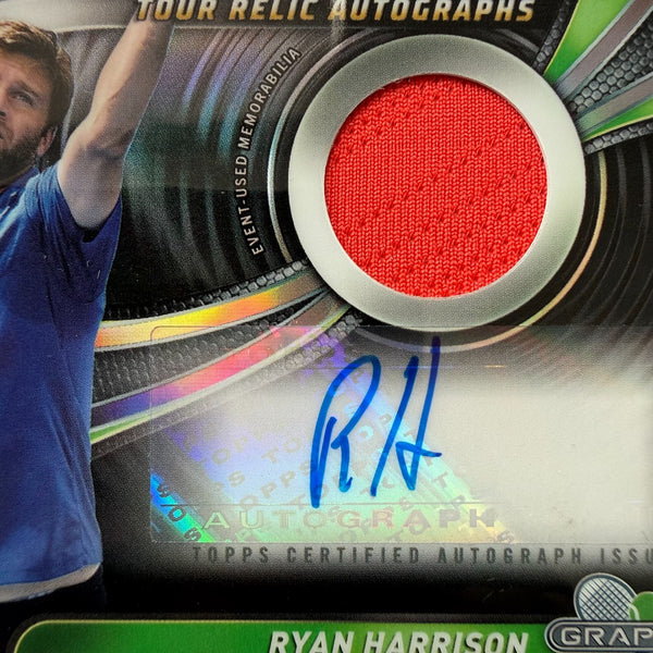 Topps 2024 Graphite Tennis Ryan Harrison Relic Autograph Auto Memorabilia Card