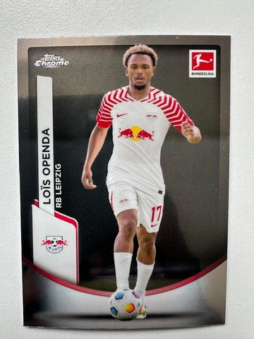 Topps Chrome Bundesliga 2023/24 Lois Openda RB Leipzig Card No 61