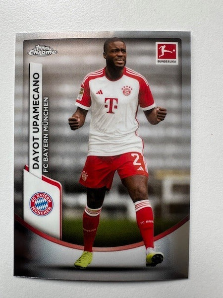 Topps Chrome Bundesliga 2023/24 Dayot Upamecano Bayern Munich Card No 86