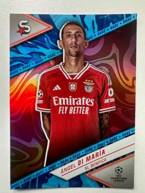Topps Superstars 2024 23/24 Angel Di Maria Rare Benfica Card #150