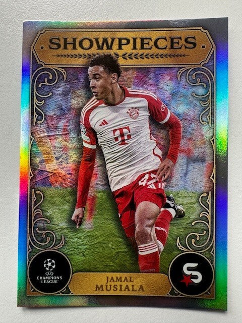 Topps Superstars 2024 23/24 Jamal Musiala Showpieces Bayern Munich Card SP-11