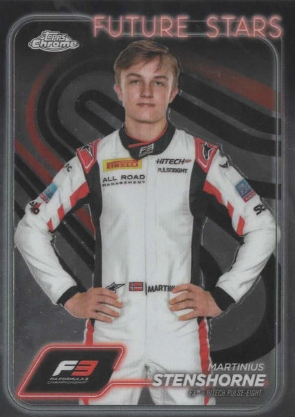 Topps Chrome Formula 1 2024 Martinius Stenshorne F3 Motorsport Future Stars