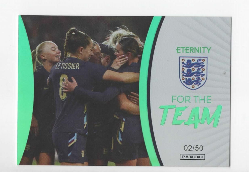Panini Eternity Lionesses 2025 England Le Tissier For The Team Green Card /50