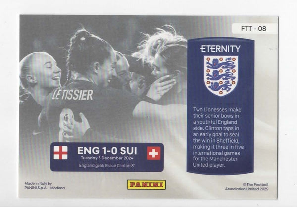 Panini Eternity Lionesses 2025 England Le Tissier For The Team Green Card /50