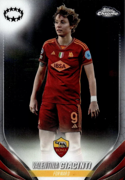 Topps Womens Chrome 2023-2024 Valentina Giacinti Roma Base Card #45