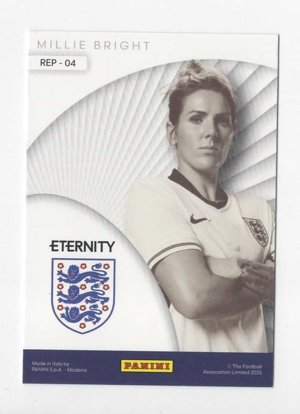 Panini Eternity Lionesses 2025 Millie Bright England Represent Green Card /50