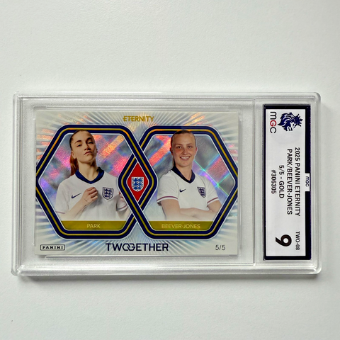 Panini Eternity Lionesses 2025 Park Beever-Jones Twogether 5/5 MGC 9 Bookend