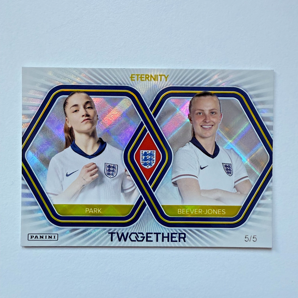 Panini Eternity Lionesses 2025 Park Beever-Jones Twogether 5/5 MGC 9 Bookend