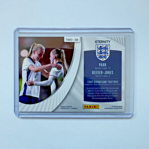 Panini Eternity Lionesses 2025 Park Beever-Jones Twogether 5/5 MGC 9 Bookend