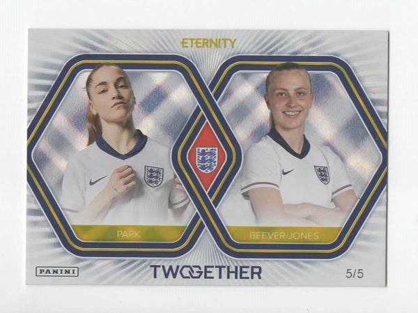 Panini Eternity Lionesses 2025 Park Beever-Jones Twogether 5/5 MGC 9 Bookend