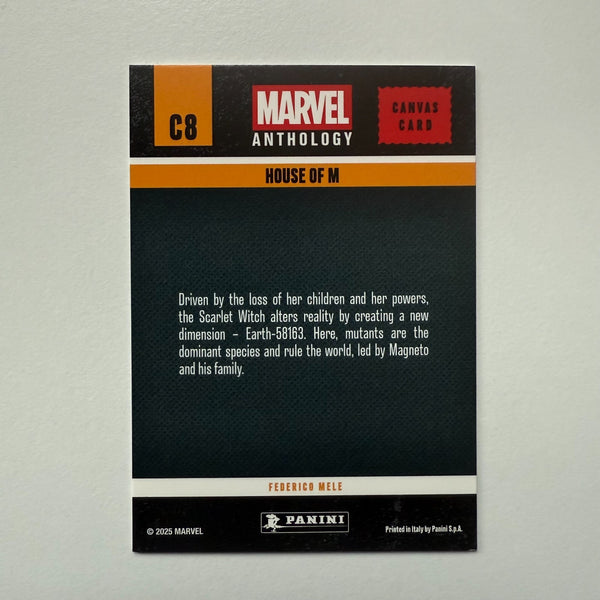 Panini Marvel Anthology House Of M Canvas Card C8