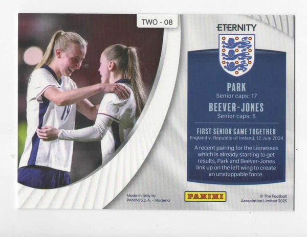 Panini Eternity Lionesses 2025 Park Beever-Jones Twogether 5/5 MGC 9 Bookend