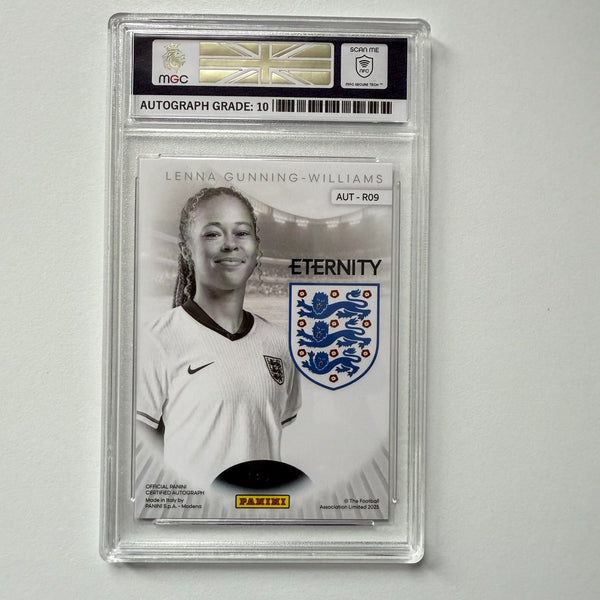 Panini Eternity Lionesses 2025 Lenna Gunning-Williams Auto /20 Rookie MGC 9