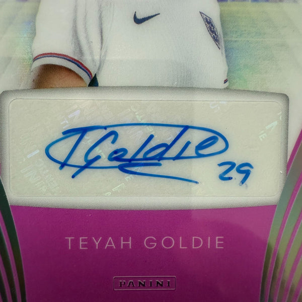 Panini Eternity Lionesses 2025 Teyah Goldie Auto /20 Rookie SSP England MGC 9