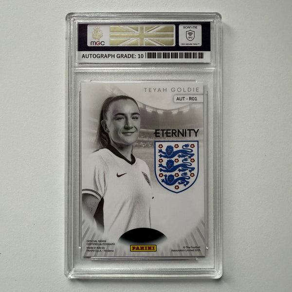 Panini Eternity Lionesses 2025 Teyah Goldie Auto /20 Rookie SSP England MGC 9