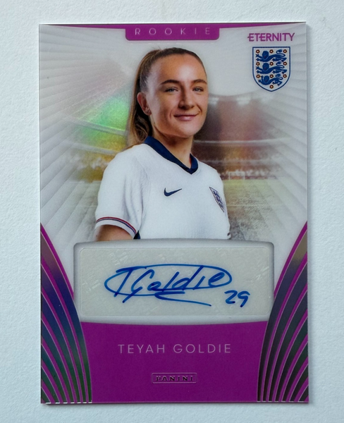 Panini Eternity Lionesses 2025 Teyah Goldie Auto /20 Rookie SSP England MGC 9