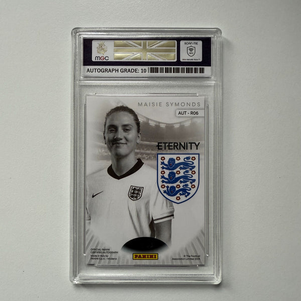 Panini Eternity Lionesses 2025 Maisie Symonds Auto /20 Rookie SSP England MGC 9