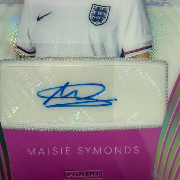 Panini Eternity Lionesses 2025 Maisie Symonds Auto /20 Rookie SSP England MGC 9