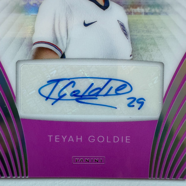 Panini Eternity Lionesses 2025 Teyah Goldie Auto /20 Rookie SSP England MGC 9