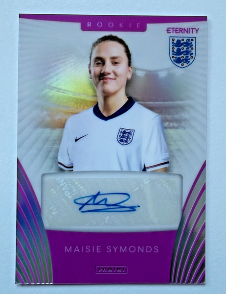 Panini Eternity Lionesses 2025 Maisie Symonds Auto /20 Rookie SSP England MGC 9