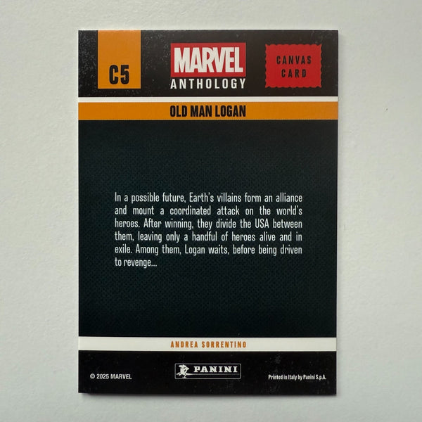 Panini Marvel Anthology Old Man Logan Canvas Card C5