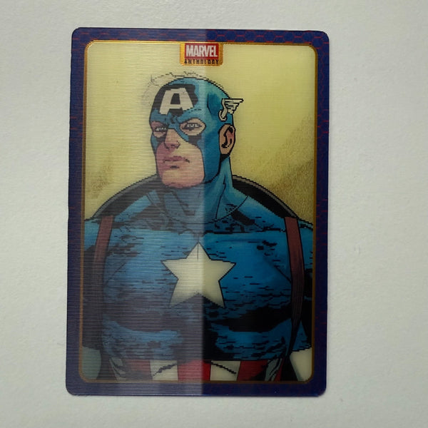 Panini Marvel Anthology Captain America / Steve Rodgers Lenticular Card L2