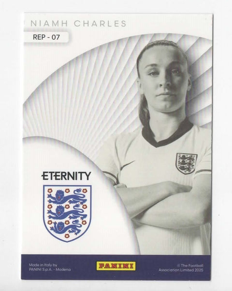 Panini Eternity Lionesses 2025 Niamh Charles England Represent Green Card /50