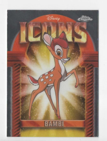 Topps Disney Chrome 2025 Icons Bambi Prince of the Forest Card DI-4