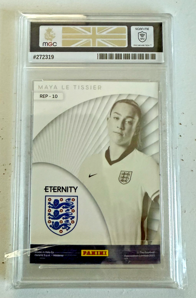 Panini Eternity Lionesses 2025 Maya Le Tissier Represent Magenta /25 MGC 9 SSP