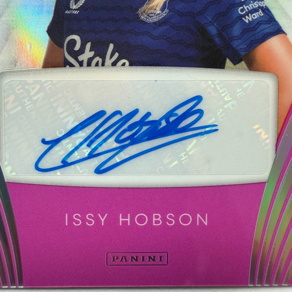 Panini Eternity WSL 25/26 Issy Hobson Auto /20 Everton Pink Football Rookie Card