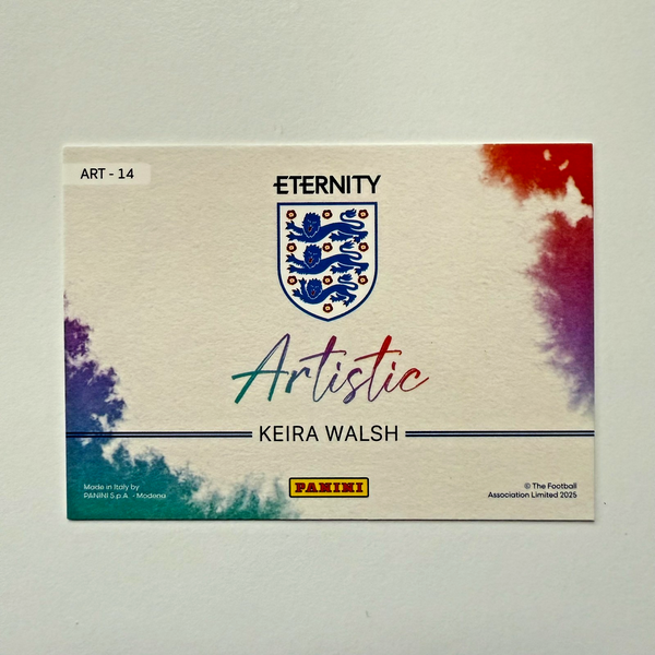 Panini Eternity Lionesses 2025 Keira Walsh England Artistic Magenta SSP Card /25